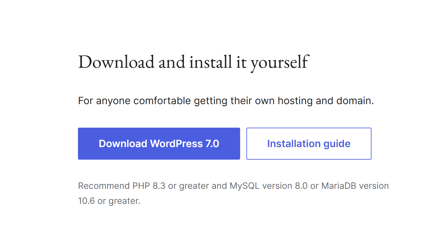 install